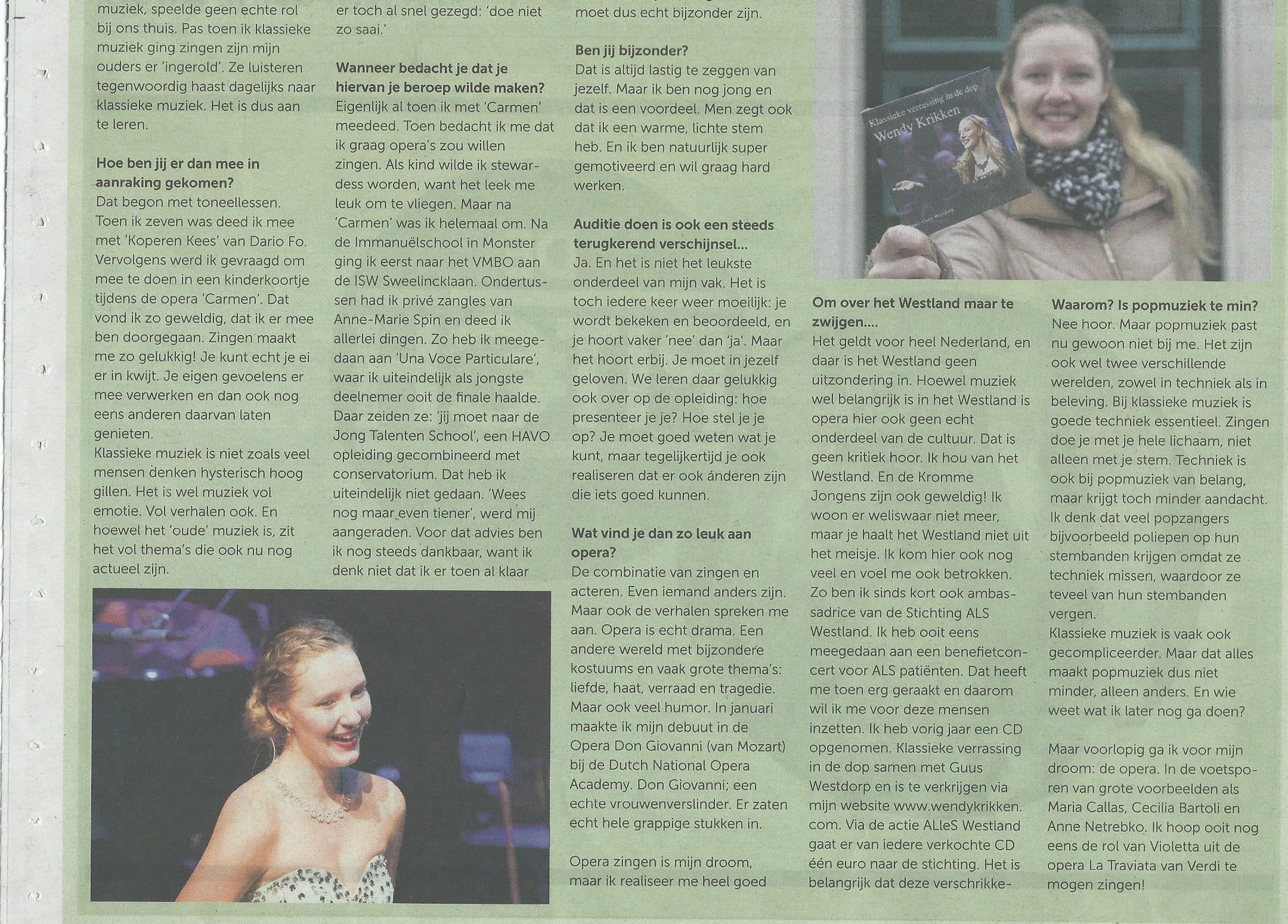 Wendy Krikken Op de pijp Groot Westland