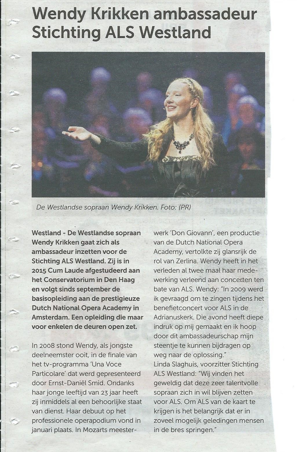 Wendy Krikken ALleS Westland